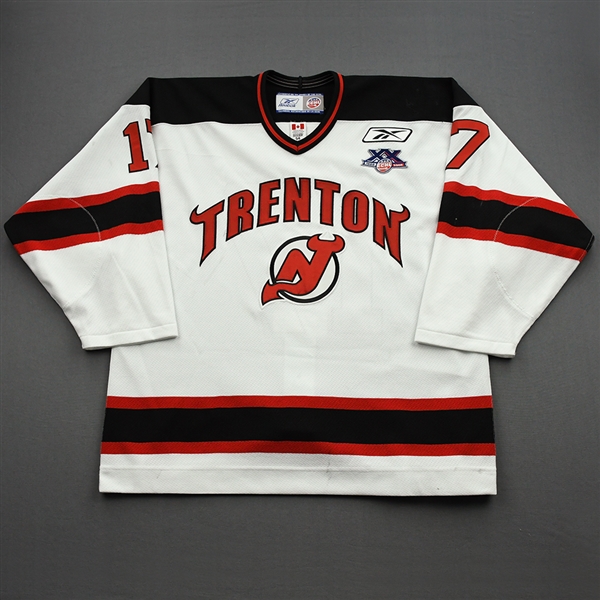 Rooney, Joe *<br>White Set 1 <br>Trenton Devils 2007-08<br>#17 Size: 54