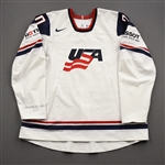 Carter, Ryan *<br>White, IIHF Mens World Championship<br>Team USA Hockey 2013<br>#20 Size: 60