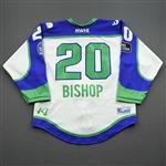 Bishop, Maddie<br>White Lake Placid Set w/ Isobel Cup & End Racism Patch<br>Connecticut Whale 2020-21<br>#20 Size:  SM