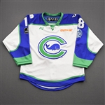 Gualtieri, Elena<br>White Lake Placid Set w/ Isobel Cup & End Racism Patch (Game-Issued)<br>Connecticut Whale 2020-21<br>#18 Size:  SM