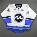 Baldwin, Sydney<br>White Lake Placid Set w/ Isobel Cup & End Racism Patch<br>Minnesota Whitecaps 2020-21<br>#6 Size:  MD