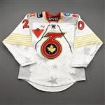 Barbara, Kristen<br>White Lake Placid Set w/ Isobel Cup & End Racism Patch<br>Toronto Six 2020-21<br>#20 Size:  SM