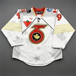 Boquist, Brooke<br>White Lake Placid Set w/ Isobel Cup & End Racism Patch<br>Toronto Six 2020-21<br>#19 Size:  MD
