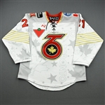 Curlew, Amy<br>White Lake Placid Set w/ Isobel Cup & End Racism Patch<br>Toronto Six 2020-21<br>#21 Size:  MD