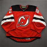 Blackwood, Mackenzie<br>Red Set 2<br>New Jersey Devils 2020-21<br>#29 Size: 58G