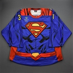 Marotte, Francis<br>DC Superman Game-Worn w/Socks - April 25, 2021 vs. Utah Grizzlies<br>Allen Americans 2020-21<br>#31 Size: 64G