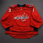 Anderson, Craig<br>Red Set 2 / Playoffs<br>Washington Capitals 2020-21<br>#31 Size: 58G
