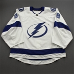 Vasilevskiy, Andrei *<br>White - Photo-Matched<br>Tampa Bay Lightning 2018-19<br>#88 Size: 60G