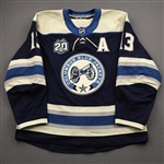Atkinson, Cam<br>Third Set 1 w/A, w/ 20th Anniversary Patch<br>Columbus Blue Jackets 2020-21<br>#13 Size: 54