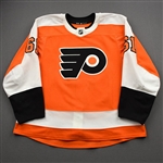 Braun, Justin<br>Orange Set 1<br>Philadelphia Flyers 2020-21<br>#61 Size: 58
