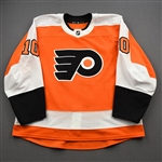 Andreoff, Andy<br>Orange Set 2 - Game-Issued (GI)<br>Philadelphia Flyers 2020-21<br>#10 Size: 56