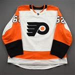 Aube-Kubel, Nicolas<br>White Set 1<br>Philadelphia Flyers 2020-21<br>#62 Size: 54