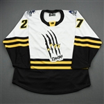 Schmitz, Garrett<br>DC Cheetah (Game Issued) - April 23, 2021 @ Kansas City Mavericks<br>Wichita Thunder 2020-21<br>#27 Size: 54