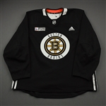 adidas<br>Black Practice Jersey w/ ORG Packaging Patch <br>Boston Bruins 2020-21<br># Size: 56