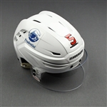 Carrick, Connor<br>White, Warrior Helmet w/ Bauer Shield<br>New Jersey Devils 2020-21<br>#5 Size: Small