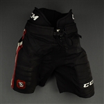 Bahl, Kevin<br>Black CCM Pants<br>Ottawa 67s 2020-21<br> Size: L