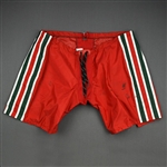 Dell, Aaron<br>Red Reverse Retro, Pants Shell<br>New Jersey Devils 2020-21<br>#47 Size: Goalie