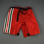 Kuokkanen, Janne<br>Red Reverse Retro, Bauer Pants Shell <br>New Jersey Devils 2020-21<br>#59 Size: Medium