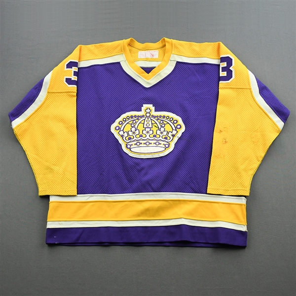 Turnbull, Ian *<br>Purple<br>Los Angeles Kings 1981-82<br>#3 Size: XL