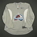 Hannan, Scott<br>Gray Practice Jersey<br>Colorado Avalanche 2008-09<br>#22 Size: 58