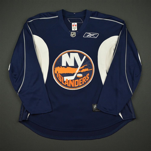 Gervais, Bruno<br>Navy Blue Practice Jersey<br>New York Islanders 2008-09<br>#8 Size: 58