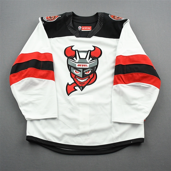 Blank<br>White - (CCM Quicklite) - CLEARANCE<br>Binghamton Devils<br># Size: 52