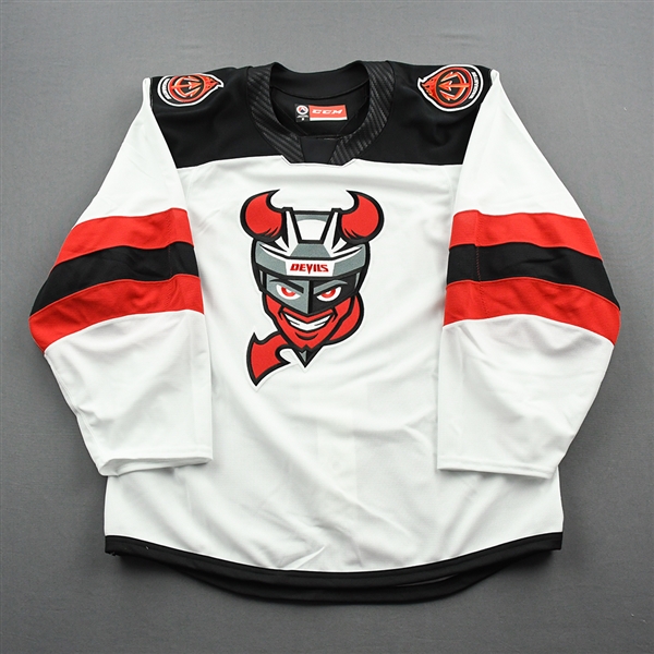 Blank<br>White - (CCM Quicklite) - CLEARANCE<br>Binghamton Devils<br># Size: 54