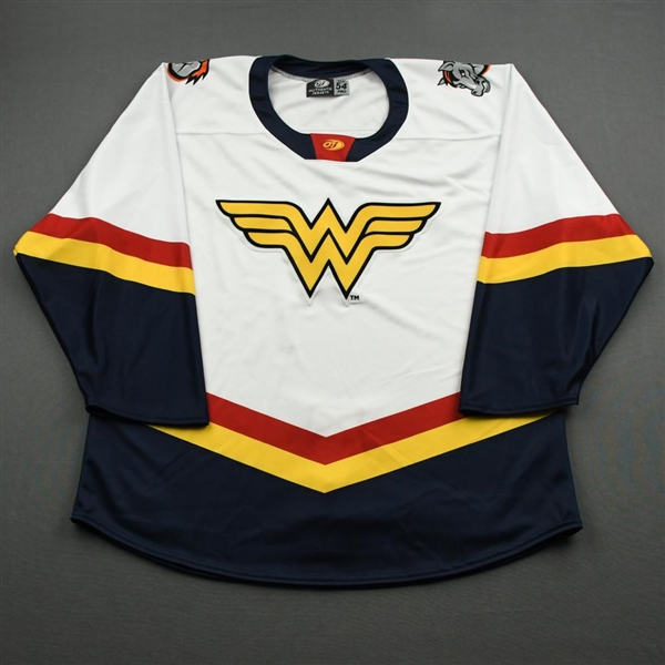 BLANK (NNOB)<br>DC Wonder Woman (Game-Issued)<br>Kansas City Mavericks 2020-21<br>#15 Size: 54