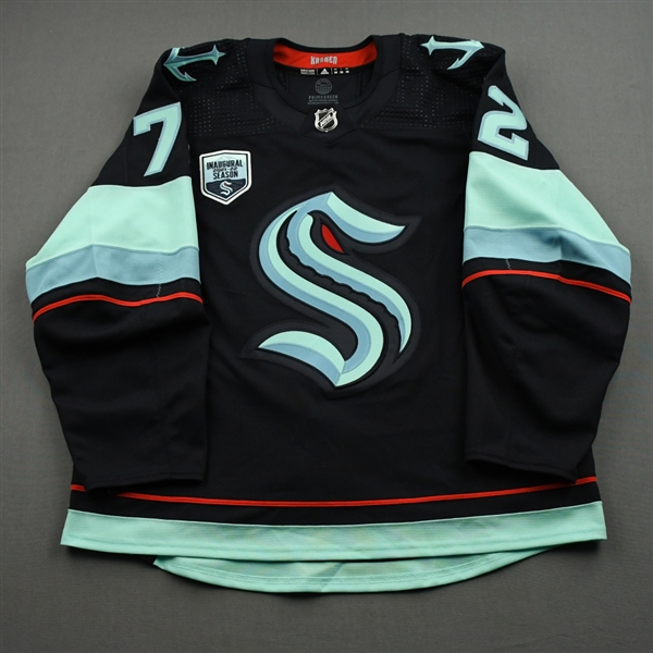 Donskoi, Joonas<br>Blue First Game in Climate Pledge Arena History w/ Inaugural Season Patch - October 23, 2021 - 2nd Period Only<br>Seattle Kraken 2021-22<br>#72 Size: 56