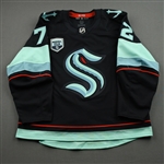 Donskoi, Joonas<br>Blue First Game in Climate Pledge Arena History w/ Inaugural Season Patch - October 23, 2021 - 2nd Period Only<br>Seattle Kraken 2021-22<br>#72 Size: 56
