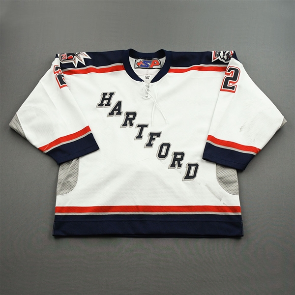 Kondratiev, Maxim *<br>White Set 1<br>Hartford Wolf Pack 2004-05<br>#2 Size: 56