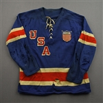 Yackel, Ken *<br>Blue - 1952 Winter Olympics, Oslo Norway - Silver Medal<br>Team USA 1952<br>#6 Size: 44