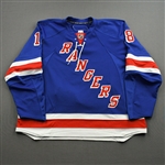 Staal, Marc *<br>Blue Set 1 - NHL Debut & First Career Point<br>New York Rangers 2007-08<br>#18 Size: 58