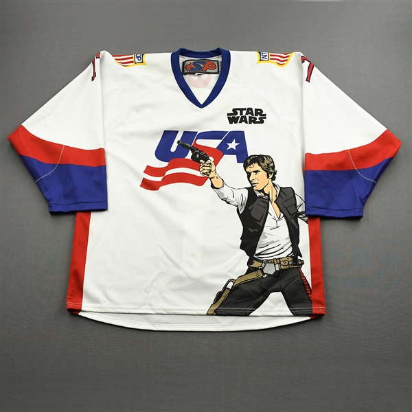 Bracco, Jeremy *<br>White, Star Wars Han Solo<br>U.S. National U-18 Development Team 2014-15<br>#17 Size: 54