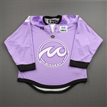 Blank, No Name Or Number<br>Hockey Fights Cancer - Game-Issued<br>Minnesota Whitecaps 2021-22<br># Size: MD