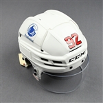 Clarke, Graeme<br>White, CCM Helmet w/ Bauer Shield - Training Camp<br>New Jersey Devils 2020-21<br>#92 Size: Medium