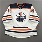 Benson, Tyler<br>White Set 1<br>Edmonton Oilers 2021-22<br>#16 Size: 56