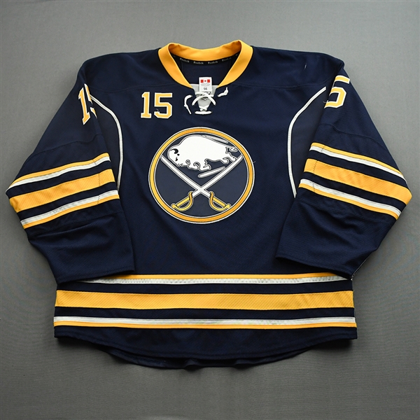 Eichel, Jack *<br>Blue Set 3 - Photo-Matched<br>Buffalo Sabres 2015-16<br>#15 Size: 56