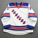 Fox, Adam *<br>White Playoffs - Rookie Season - PHOTO-MATCHED<br>New York Rangers 2019-20<br>#23 Size: 56