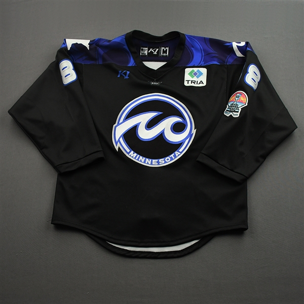Bustad, Sara<br>Black Set 1<br>Minnesota Whitecaps 2021-22<br>#88 Size: MD
