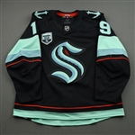 Jarnkrok, Calle<br>Blue First Game in Climate Pledge Arena History w/ Inaugural Season Patch - October 23, 2021 - 2nd Period Only<br>Seattle Kraken 2021-22<br>#19 Size: 54