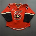 Boquist, Brooke<br>Red Set 1 / Playoffs<br>Toronto Six 2021-22<br>#19 Size: MD