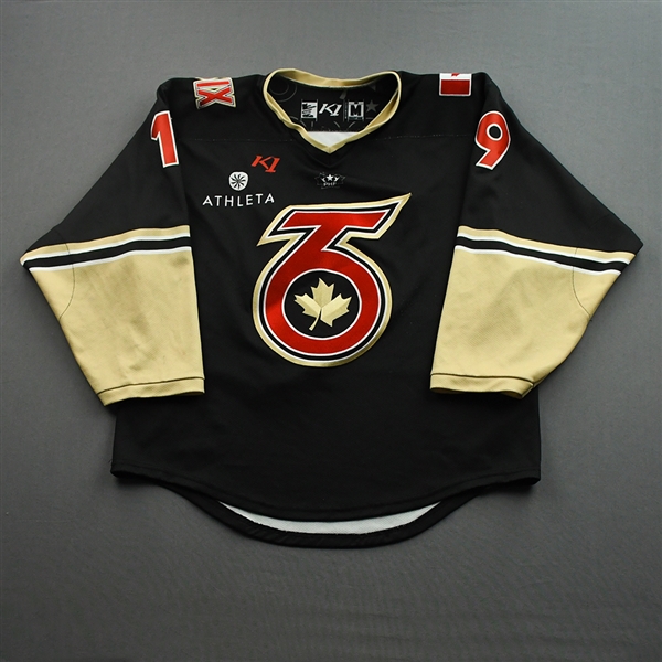 Boquist, Brooke<br>Black Set 1<br>Toronto Six 2021-22<br>#19 Size: MD