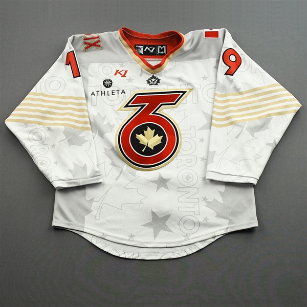 Boquist, Brooke<br>White Set 1<br>Toronto Six 2021-22<br>#19 Size: MD