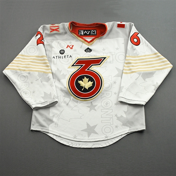 Chao, Cristine<br>White Set 1<br>Toronto Six 2021-22<br>#26 Size: MD