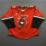 Steele, Sarah<br>Red Set 1<br>Toronto Six 2021-22<br>#6 Size: MD