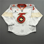 Steele, Sarah<br>White Set 1<br>Toronto Six 2021-22<br>#6 Size: MD