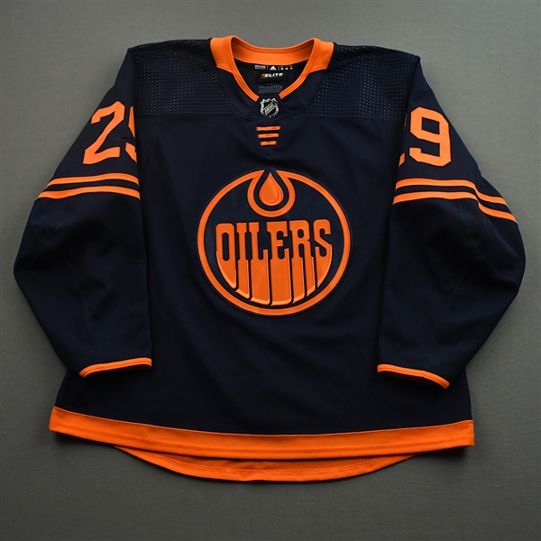 Draisaitl, Leon<br>Navy Alternate Set 1<br>Edmonton Oilers 2021-22<br>29Size: 58
