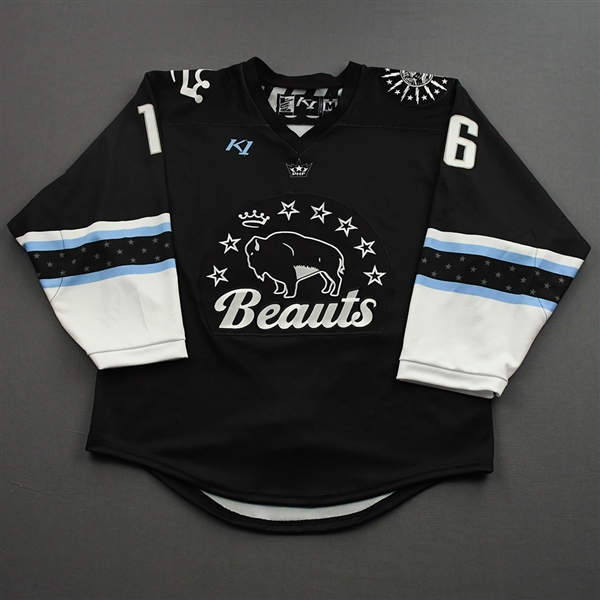 Colton, Brittany<br>Black Set 1 - Game-Issued<br>Buffalo Beauts 2021-22<br>#16 Size: MD