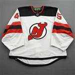 Bernier, Jonathan<br>White Set 1<br>New Jersey Devils 2021-22<br>#45 Size: 58G